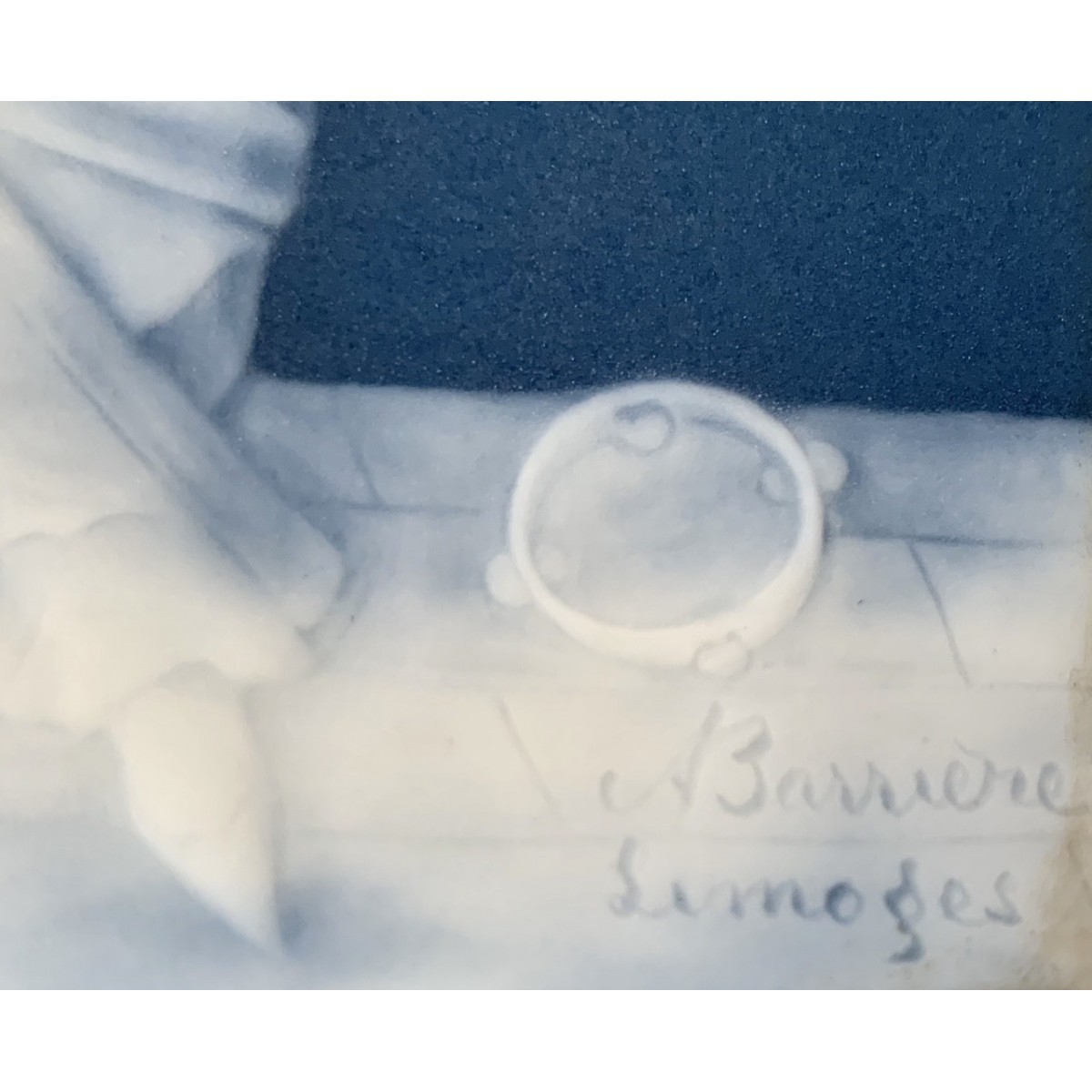 Placa de porcelana de Limoges