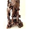 Chinese carved wood sculpture