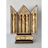 Small travel altar in triptych format 19th