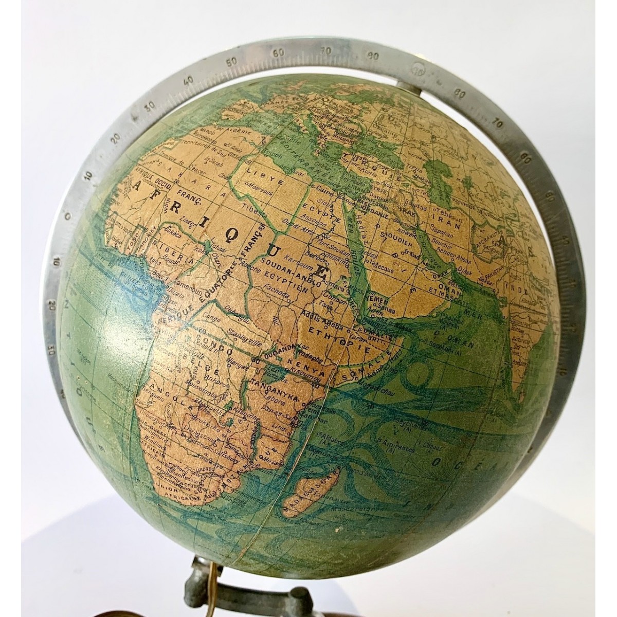 Luminous earth globe first half of the 20th 