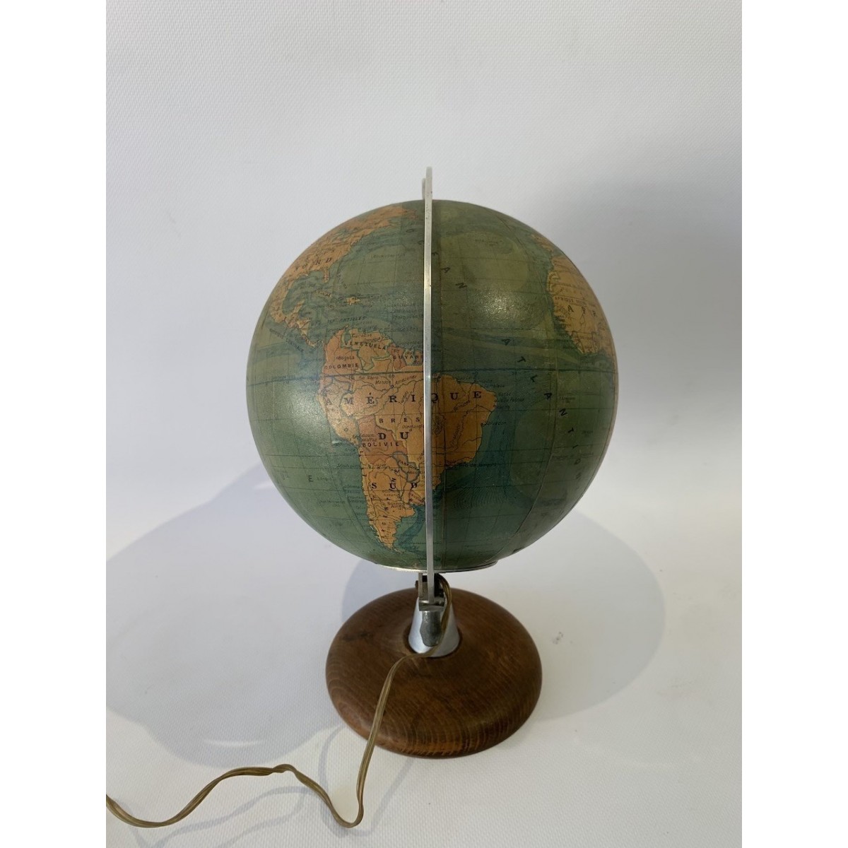 Luminous earth globe first half of the 20th 
