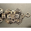  Pulsera en filigrana de plata principios del siglo XX