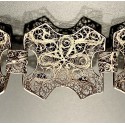  Pulsera en filigrana de plata principios del siglo XX