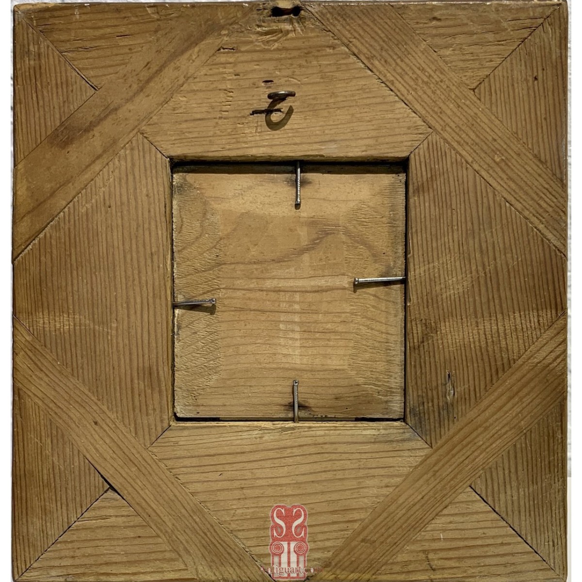 Miniatura, retrato de mujer, siglo XIX