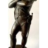 Figura di bronzo di Napoleone dell'800