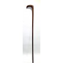 Mahogany walking stick, early 20th