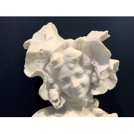 Busto de mármol de joven (1880-1910) 2