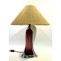 Glass table lamp 1970-80
