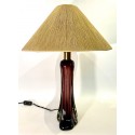 Glass table lamp 1970-80