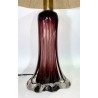 Glass table lamp 1970-80