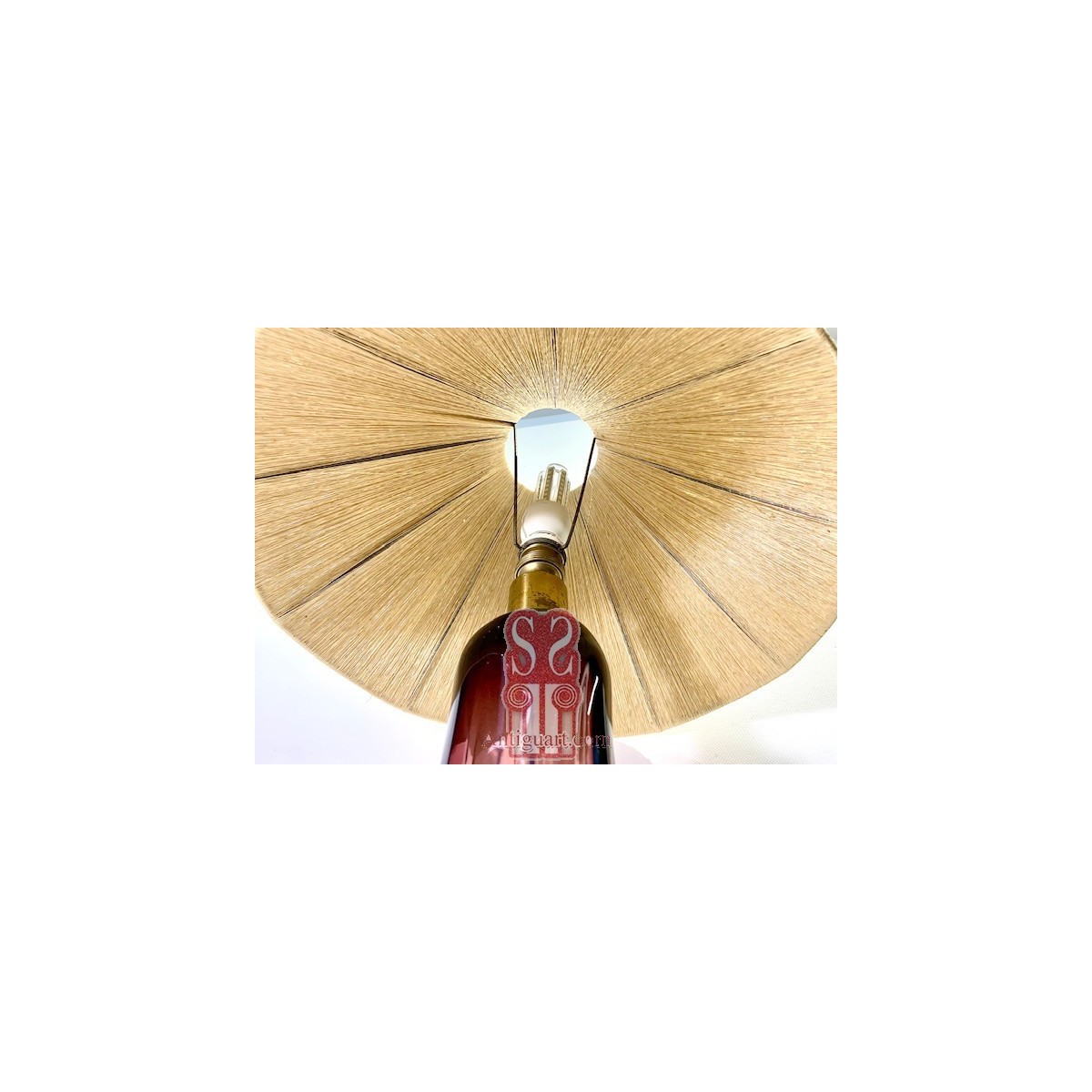 Glass table lamp 1970-80