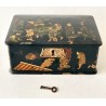 Japanese wooden box from the 19th century