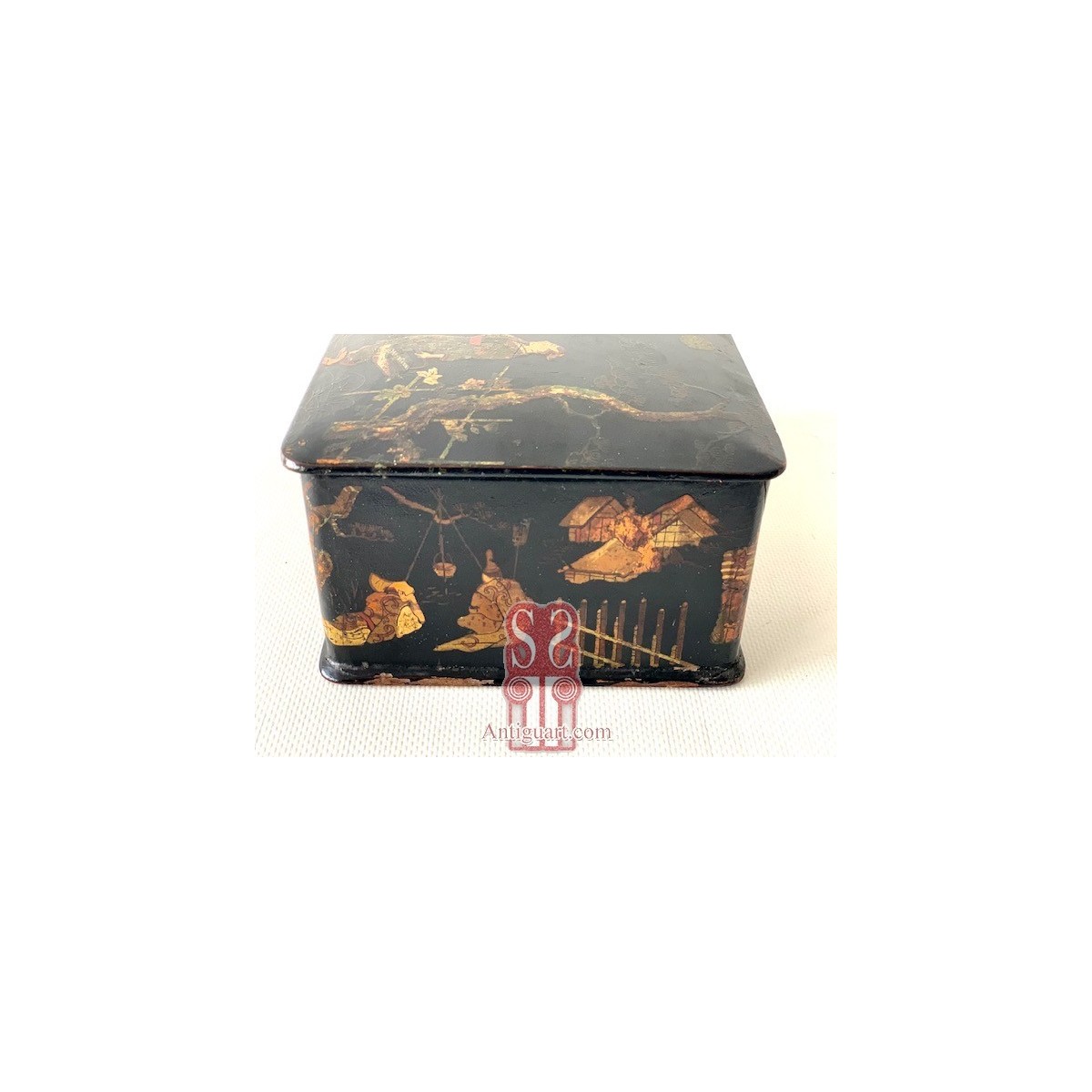 Caja de madera, Japón, finales del siglo XIX