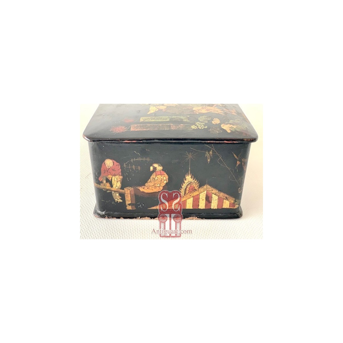 Caja de madera, Japón, finales del siglo XIX