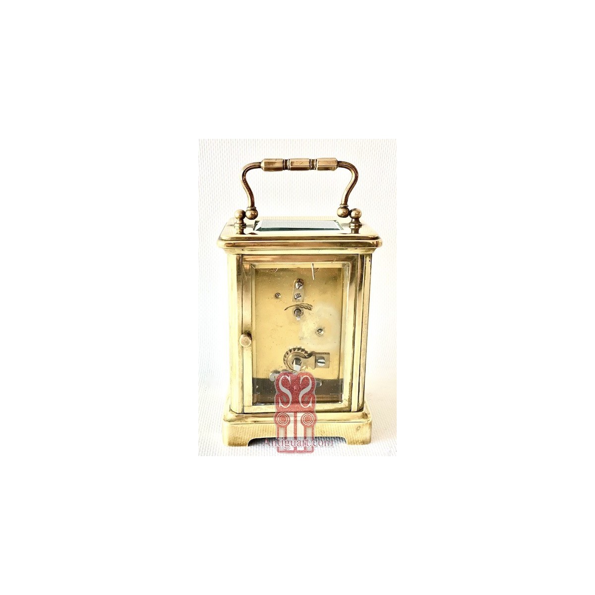Table clock, officer's clock, late 19th