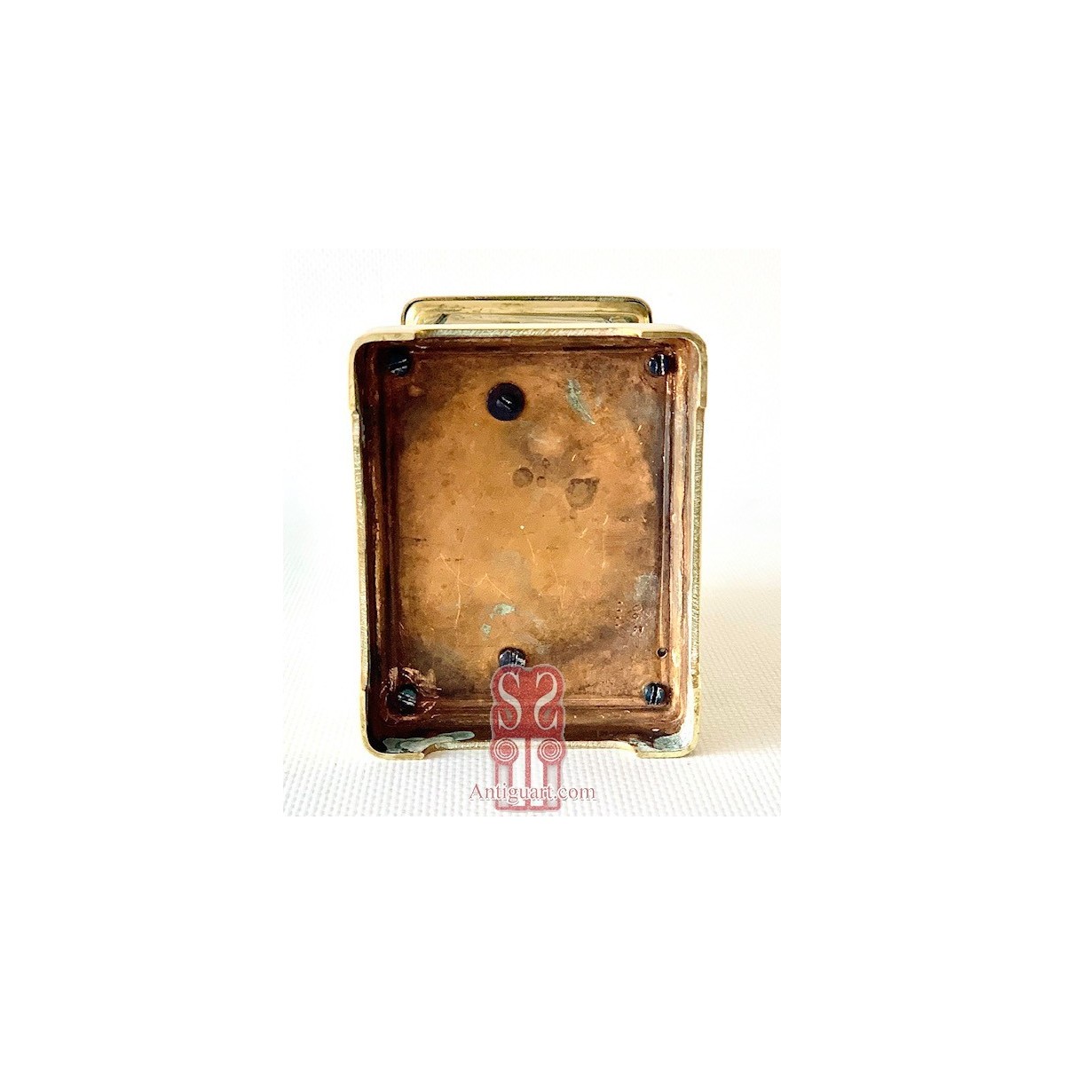 Table clock, officer's clock, late 19th