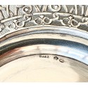 Plato de plata de ley finemente calada