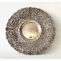Plato de plata de ley finemente calada