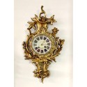 Bronze cartel clock France 19th 