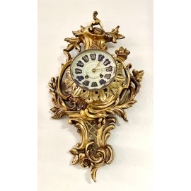 Bronze cartel clock France 19th  2