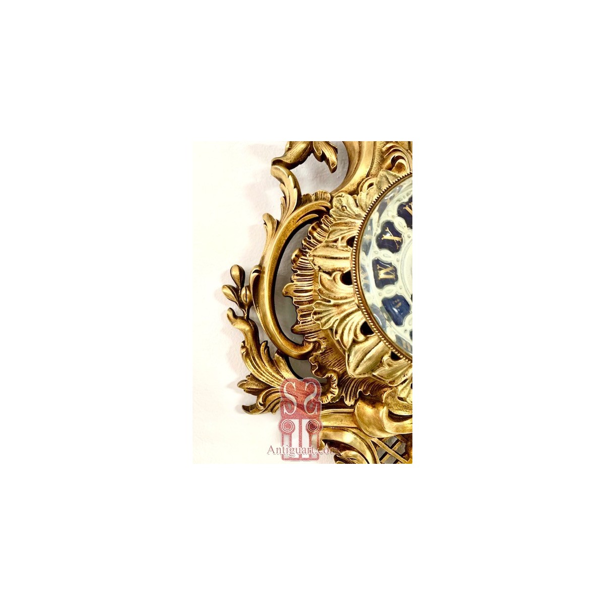 Bronze cartel clock France 19th 