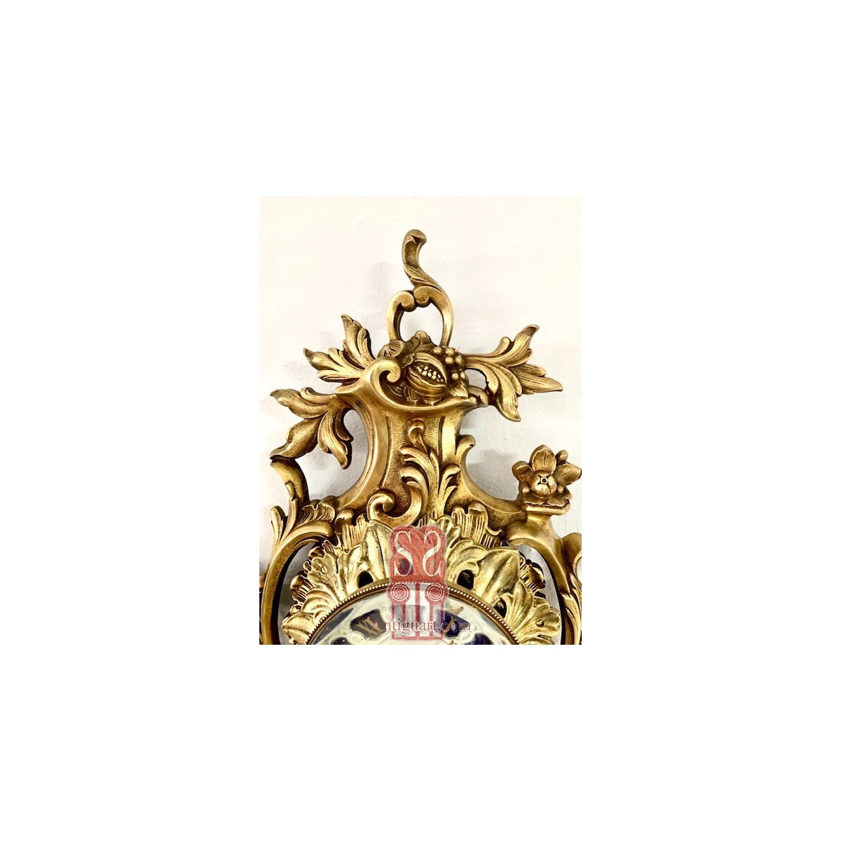 Bronze cartel clock France 19th 