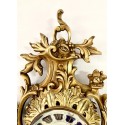 Bronze cartel clock France 19th 