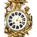 Bronze cartel clock France 19th 