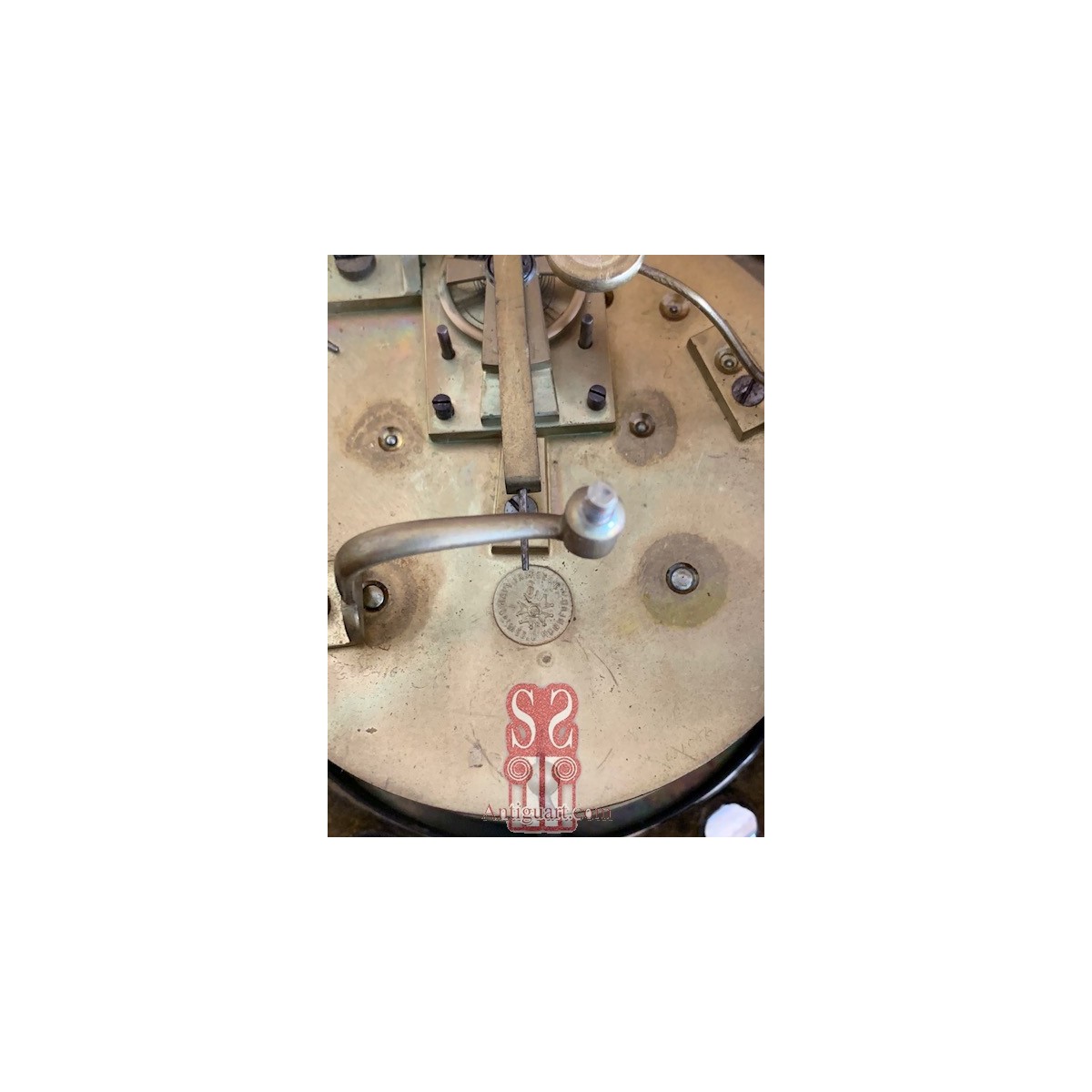 Bronze cartel clock France 19th 