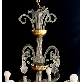 Lampara de cristal,  principios del siglo XX 2