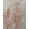 Dibujo a sanguina sobre papel del siglo XVII