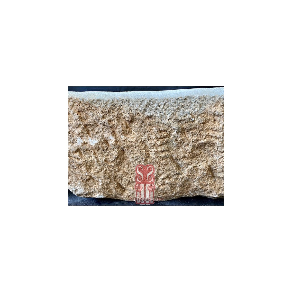 Pila benditera de mármol blanco del siglo XIX