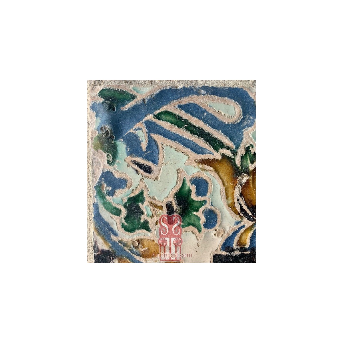 Pareja de azulejos del siglo XVI, Triana Sevilla