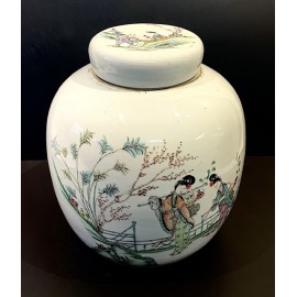 Vaso cinese di porcellana, XIX secolo, dinastia Qing 2