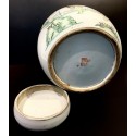 Jarrón chino de porcelana, Qing, siglo XIX
