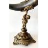Cuerno de asta con montura en bronce, siglo XIX