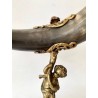 Cornucopia in corno e bronzo, del XIX secolo