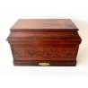 Mahogany jewelry box, early 20th