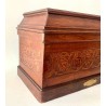 Mahogany jewelry box, early 20th