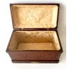 Caja joyero de caoba, principios del siglo XX