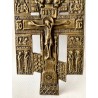 Crocifisso in bronzo ortodosso, Russia,  XIX secolo