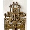 Crucifijo ortodoxo en bronce, Rusia, siglo XIX