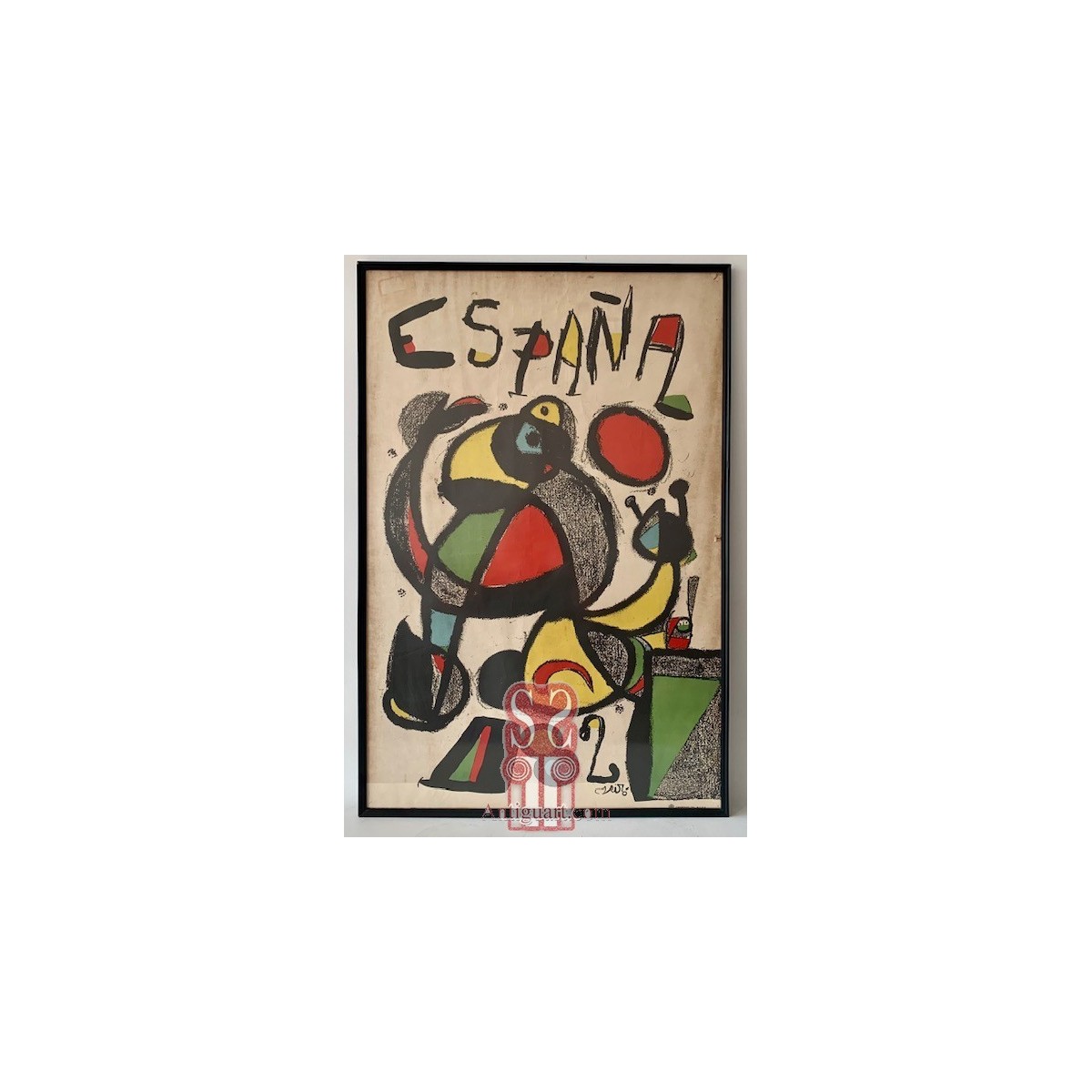  Joan Miro, Cartel original de España 82