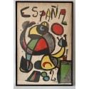  Joan Miro, Cartel original de España 82