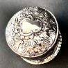 Round silver box, English, Chester 19th