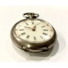 Reloj de bolsillo de plata del siglo XIX