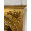 Grande espejo dorado del siglo XIX