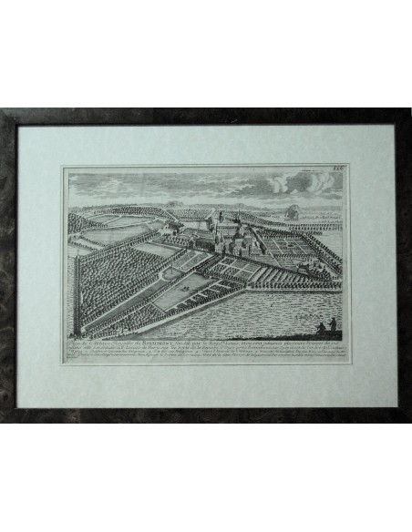 Abadía Real de Royaumont, grabado, siglo XVIII.