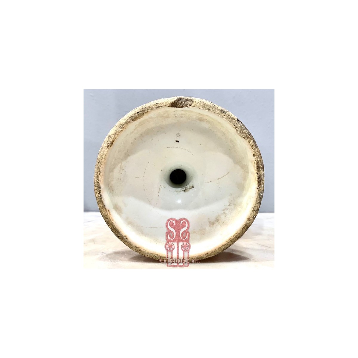 Jarra de pico, cerámica de reflejo metálico, siglo XIX