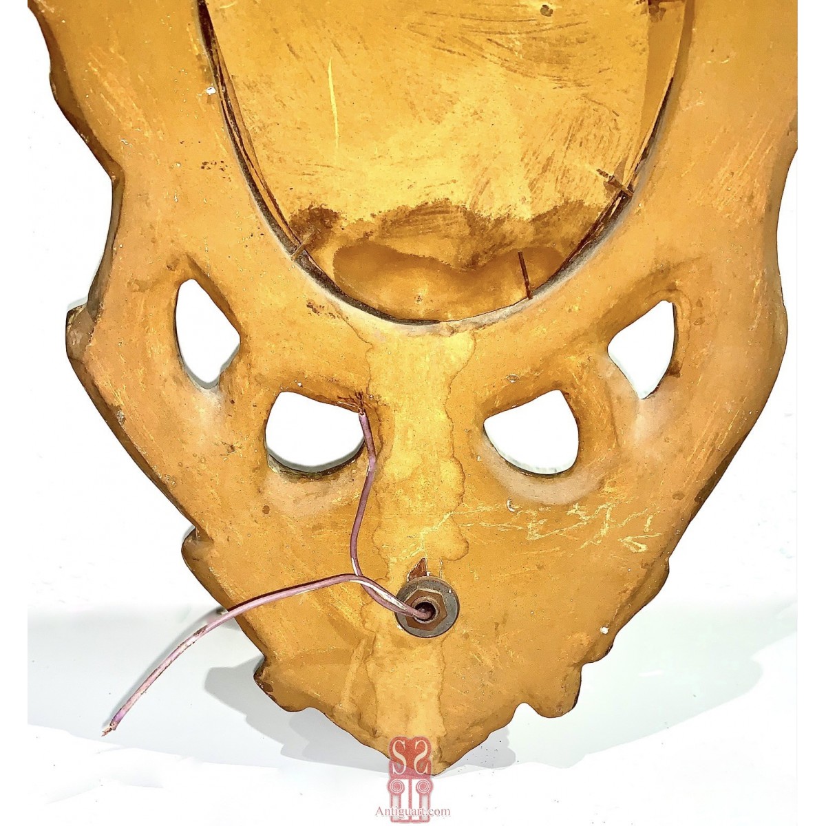 Pareja de cornucopias apliques, siglo XIX.